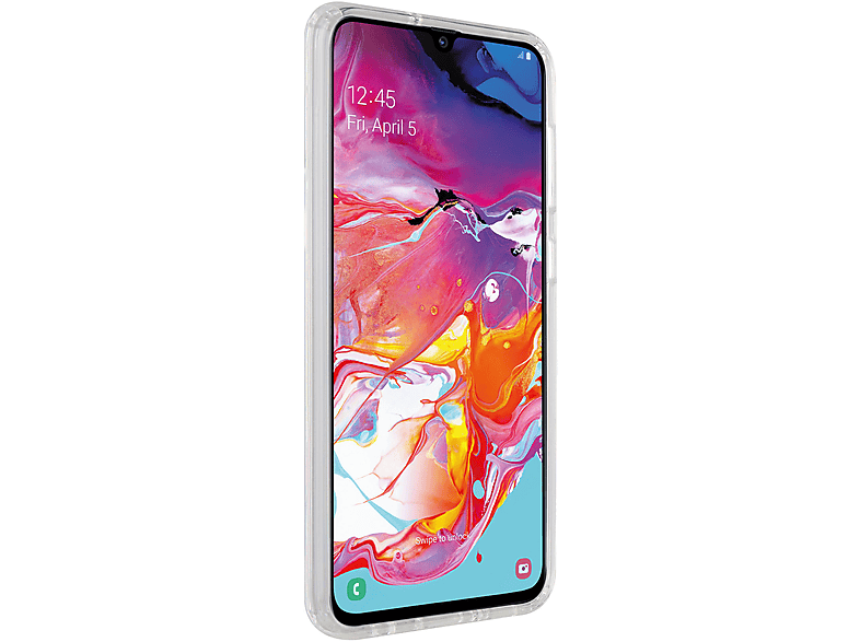 Thumbnail - VIVANCO Safe & Steady, Backcover, Samsung, Galaxy A70, A70S, Transparent