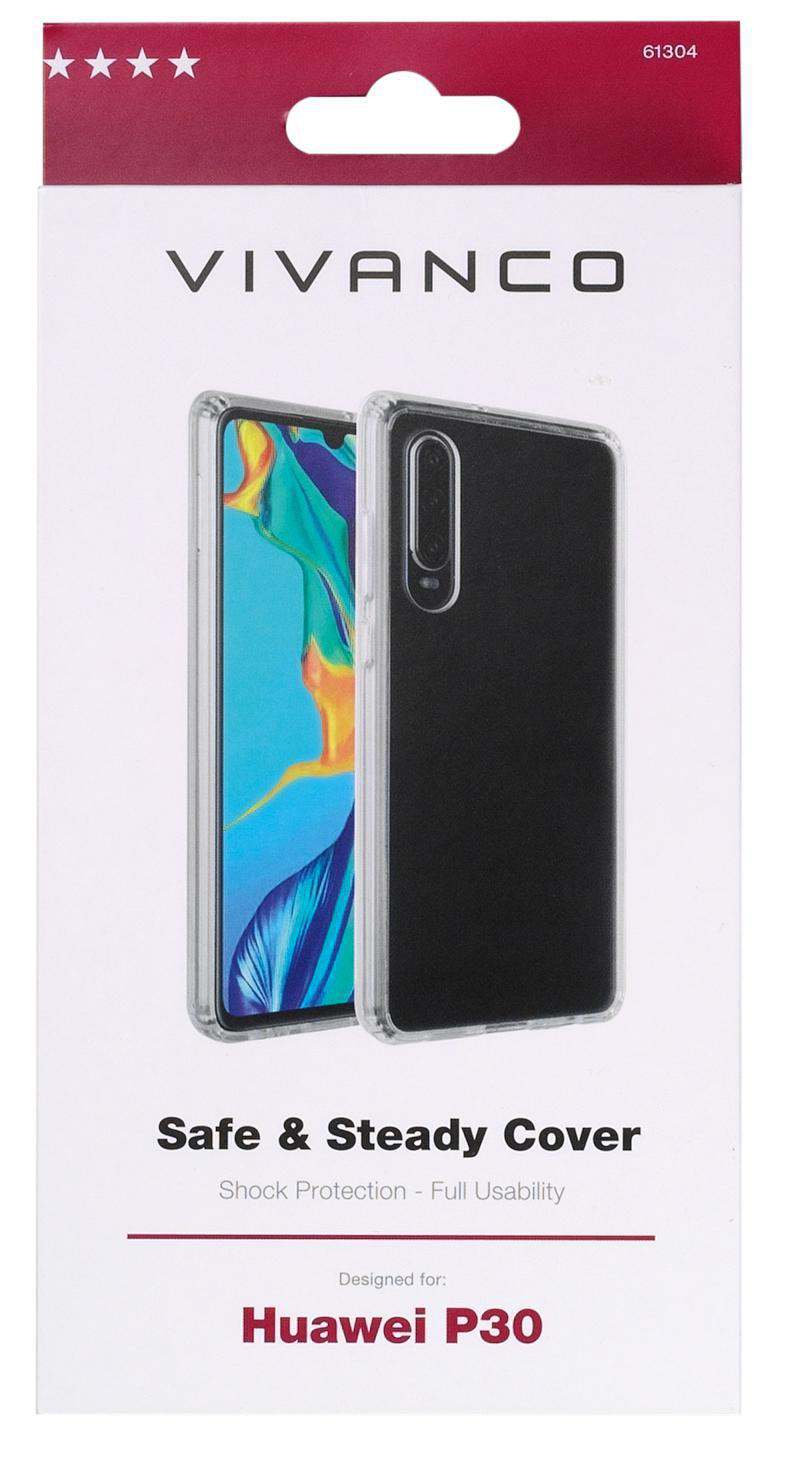 VIVANCO Safe Steady, & P30, Huawei, Backcover, Transparent