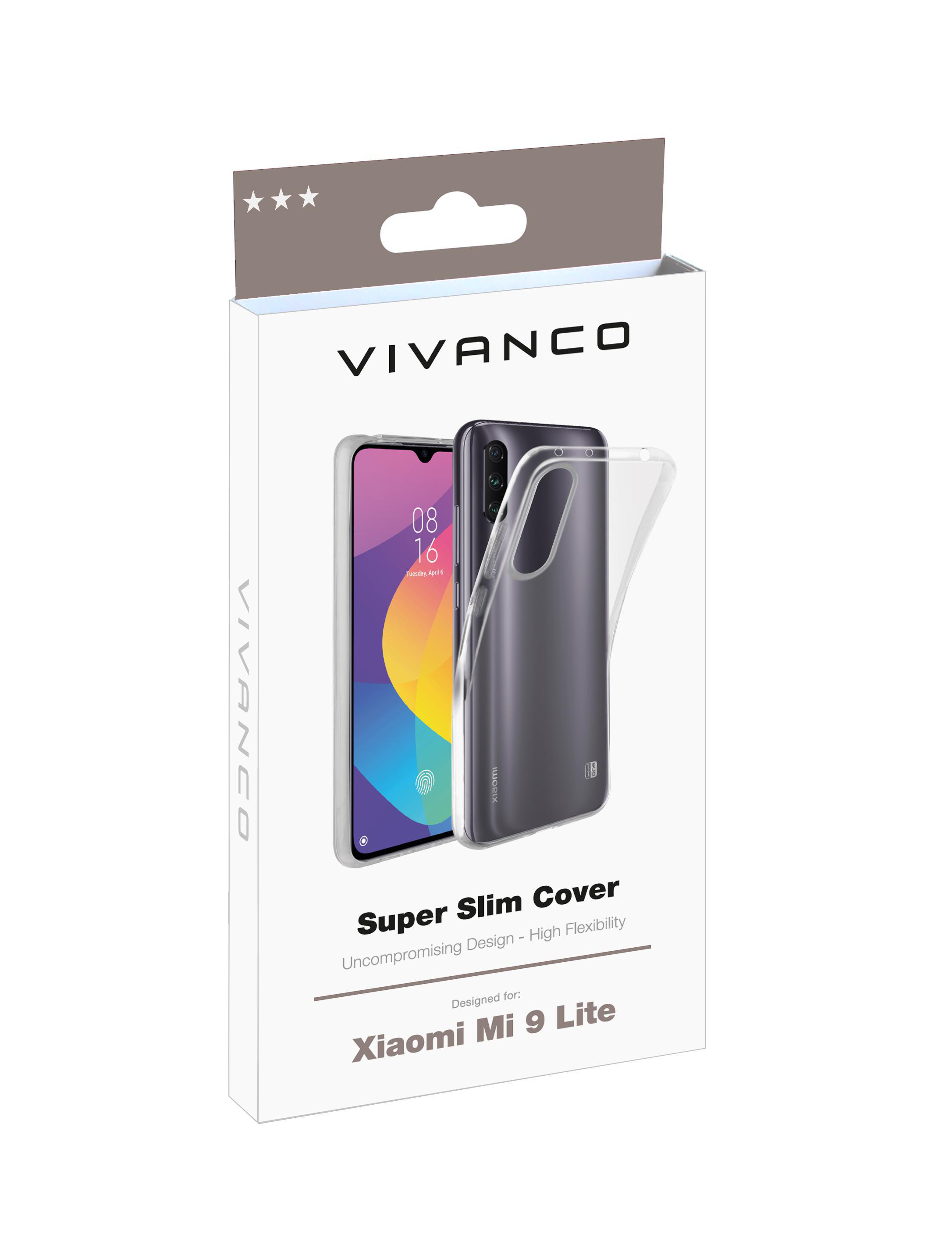 Slim, Backcover, Xiaomi, 9 Transparent Mi Super Lite, VIVANCO