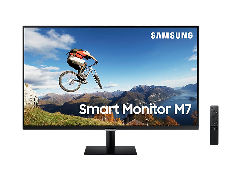 Samsung Lcd De 32 pulgadas 3840x2160 169 10001 hdmiusb monitor smart m7 s32am700uu 4k uhd tv 8 ms 60 hz wifi bluetooth negro s32am700ur 813 cm 3840 2160 ls32am700urxen 812