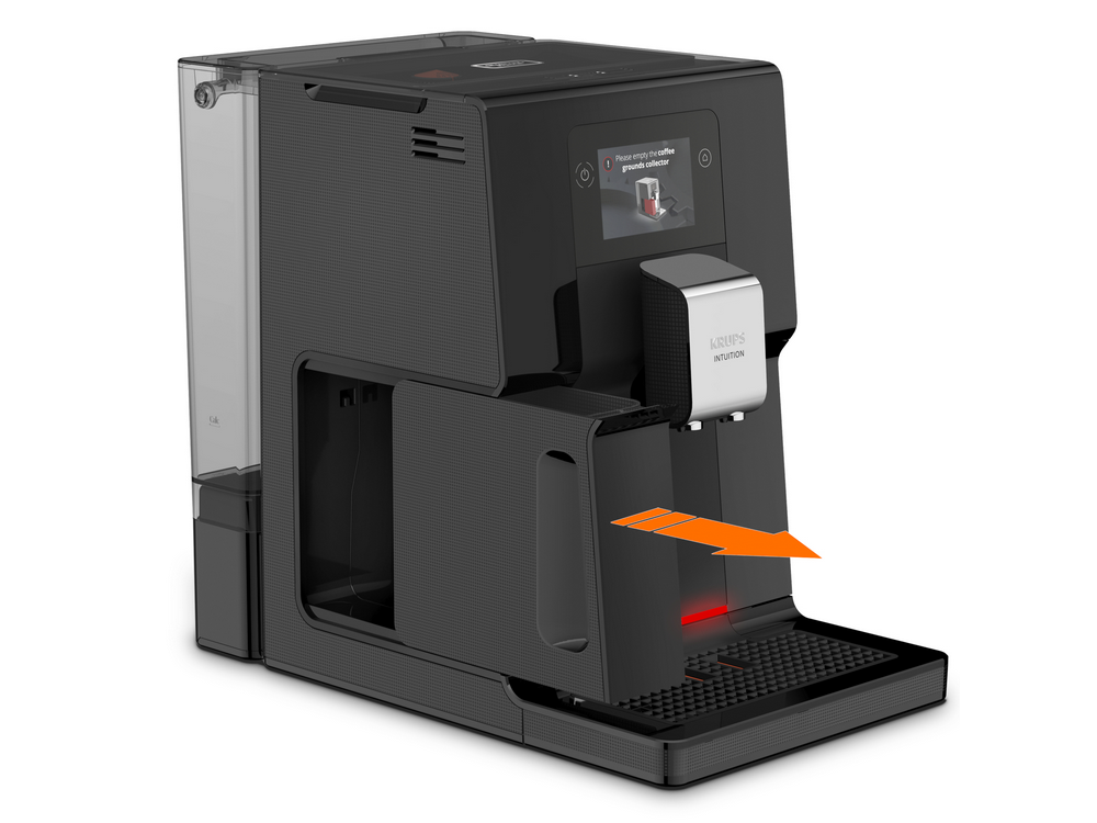 Cafetera superautomática - Krups Intuition Preference EA873810, 1450 W, 15 bar, 3 l, 2 Tazas, Molinillo, Negro