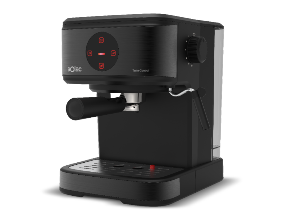 Cafetera express - Solac S92012400 CE4498, 850 W, 1.5 l, 20 bar, 2 Tazas, Negro