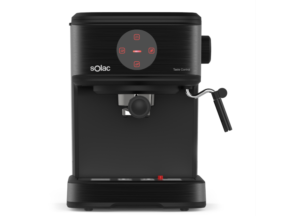 Cafetera express - Solac S92012400 CE4498, 850 W, 1.5 l, 20 bar, 2 Tazas, Negro