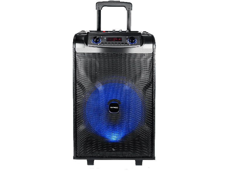 Altavoz Trolley Daewoo dsk600 150w bluetooth karaoke radio fm usb sd de gran potencia hasta 5h formato troley