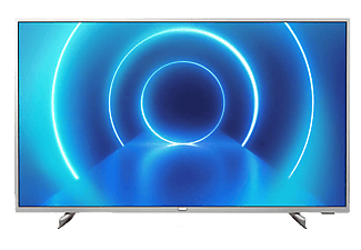 TV LED 50" - Philips 50PUS7555/12, UHD 4K, Smart TV, P5, Sonido AI, Dolby Atmos, Modo nocturno, Plata