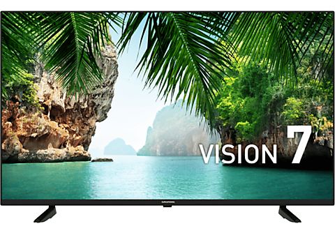 TV LED 43" - Grundig 43 GEU 7800B, UHD 4K, Quad Core, 32 W, Negro