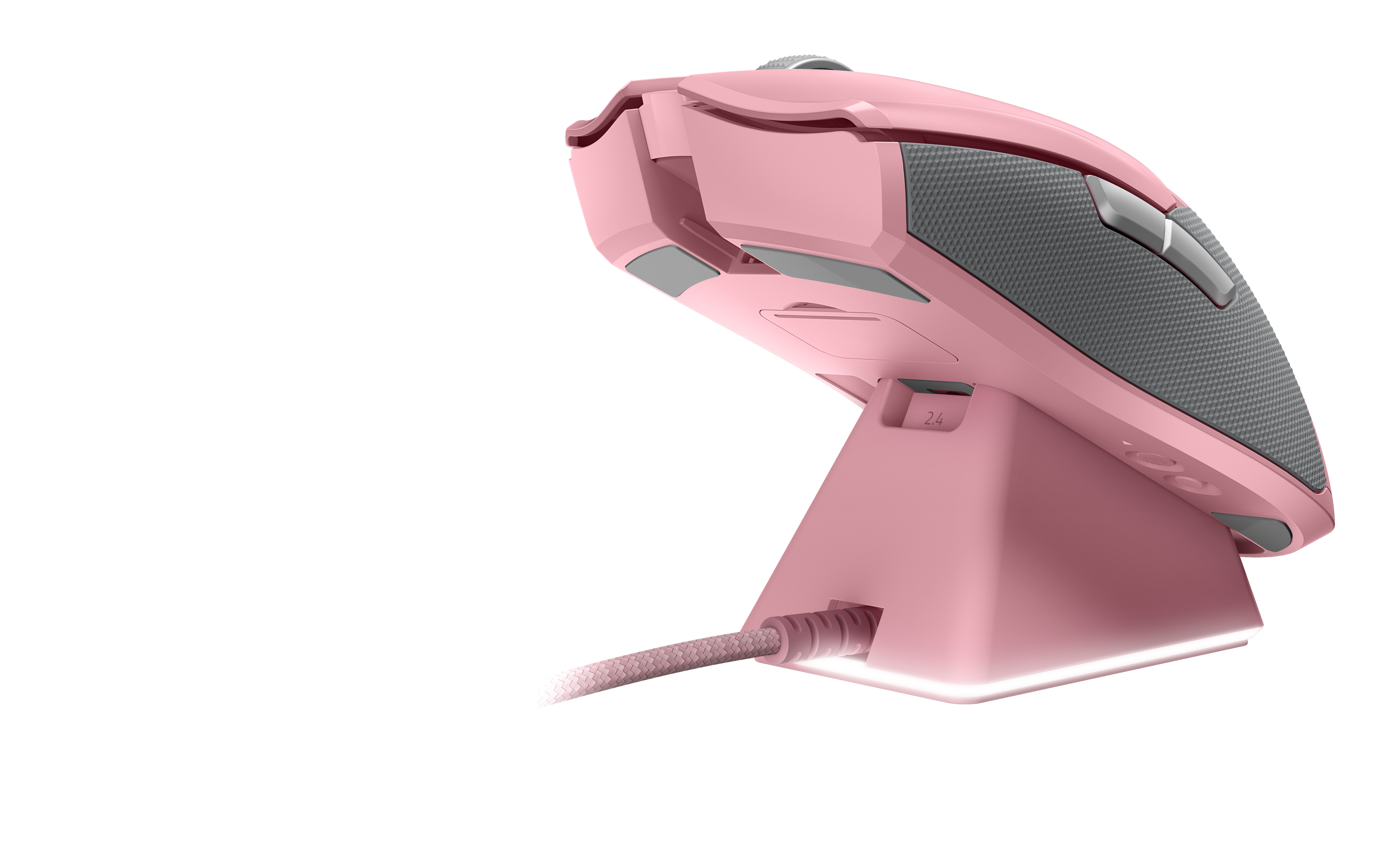 RAZER Viper Ultimate mit Ladestation Gaming Maus, Quartz