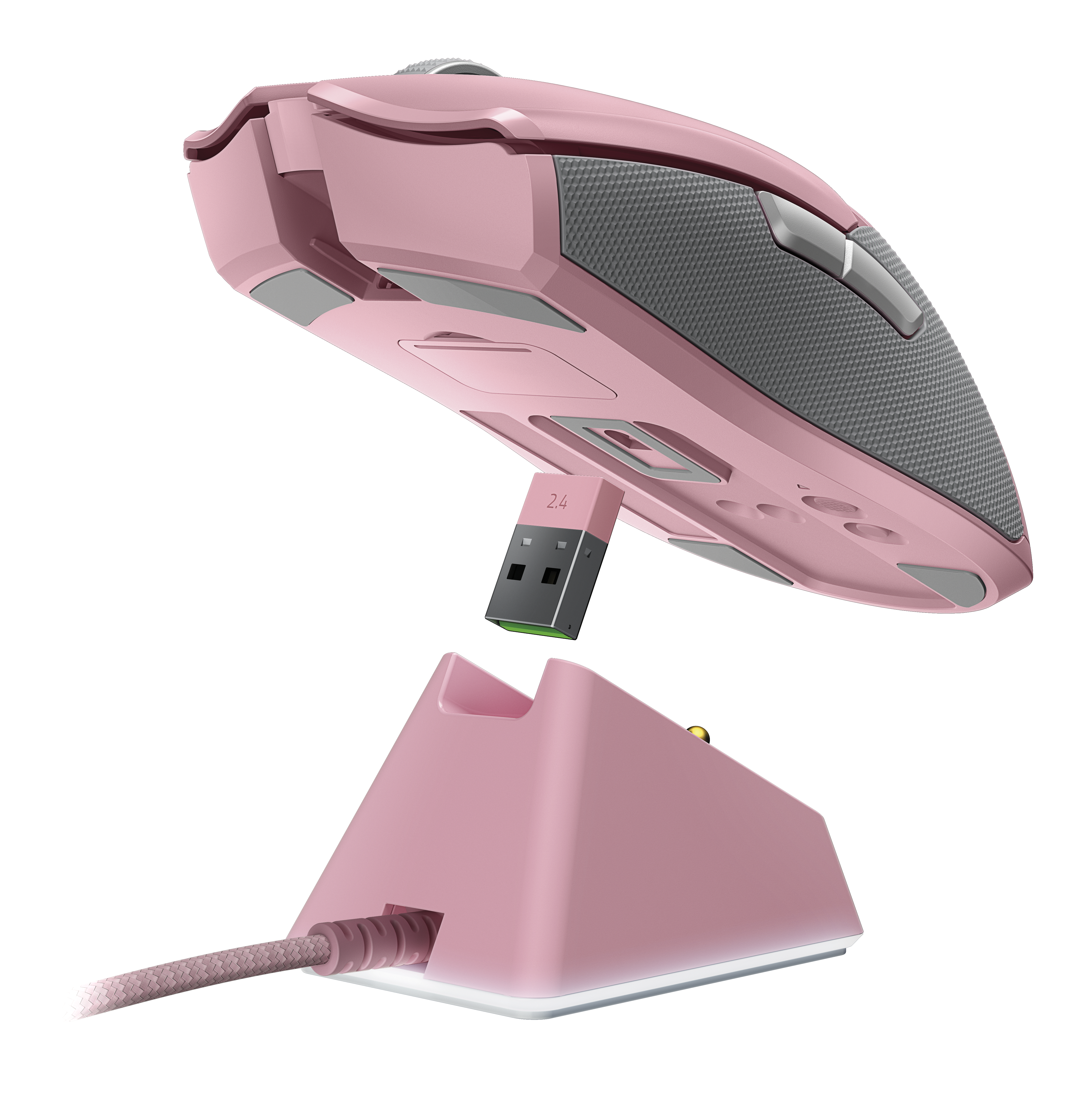 RAZER Viper Ultimate mit Ladestation Gaming Maus, Quartz