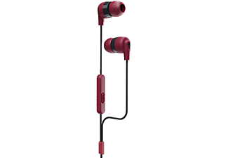 SKULLCANDY Ink'd+ fülhallgató mikrofonnal piros-fekete (S2IMY-M685)