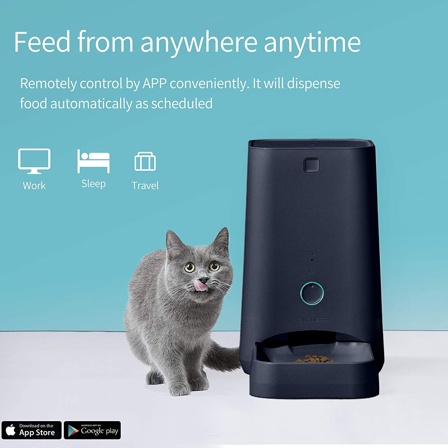 DOGNESS F03DB App Feeder Futterspender