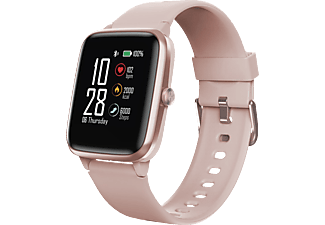 HAMA Fit Watch 5910 Smartwatch Edelstahl Kunststoff, 255 mm (Länge insgesamt), Rosegold