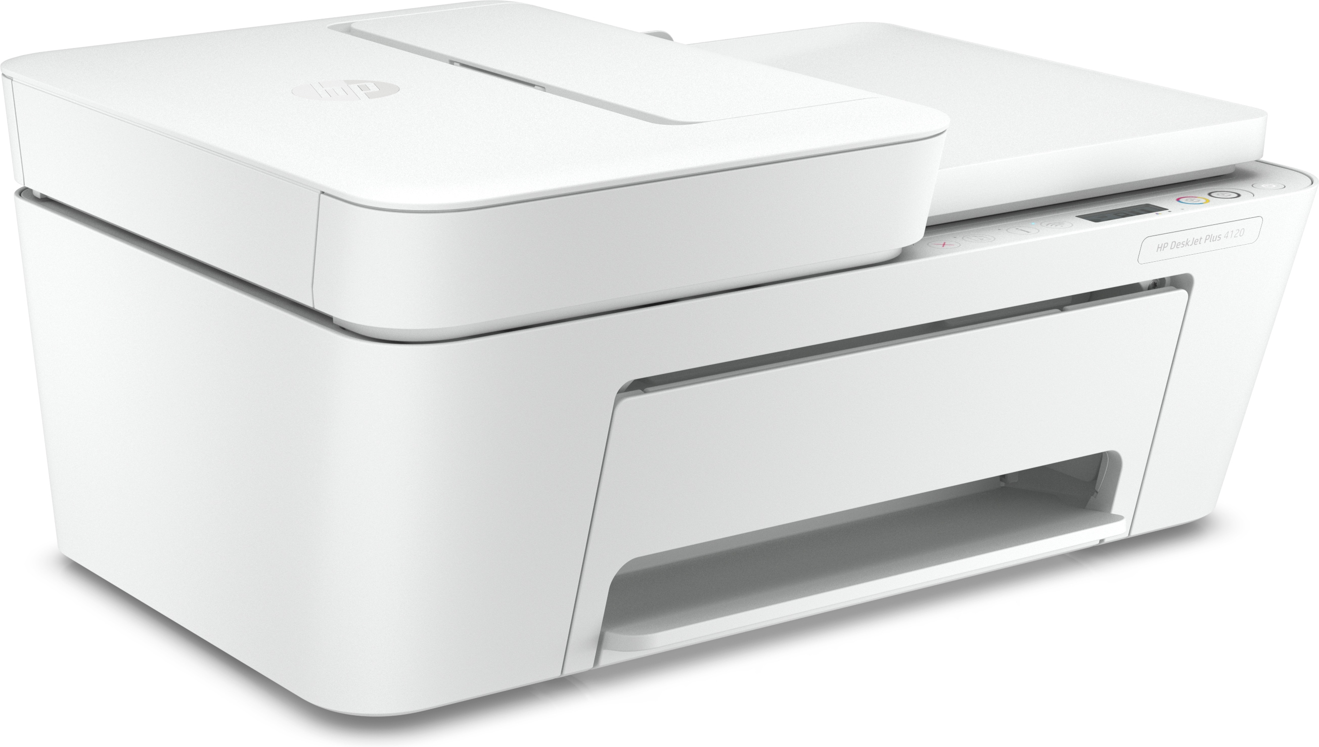 Impresora multifunción - HP DeskJet Plus 4120, Color, 5.5 ppm, Wifi, Compatible con HP Instant Ink