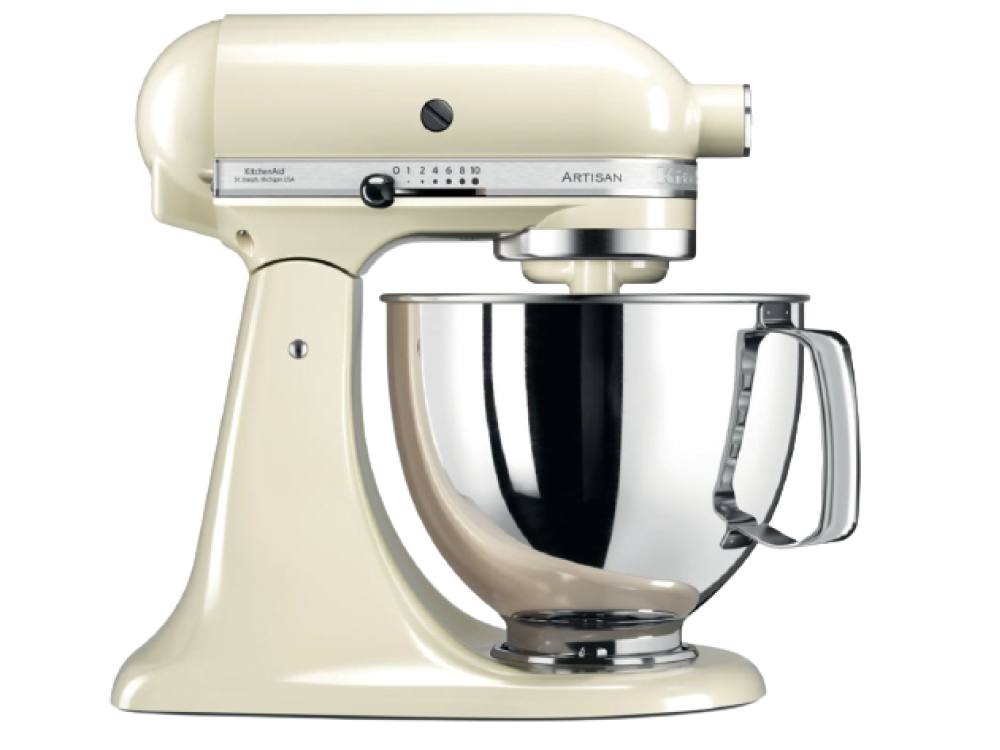 Robot Cocina Kitchenaid 5ksm125 eac almendra 5ksm125eac 300 w 4.8 10 velocidades 3 funciones crema linea artisan amasadora con bol 4 5ksm125eacrobot 70 48