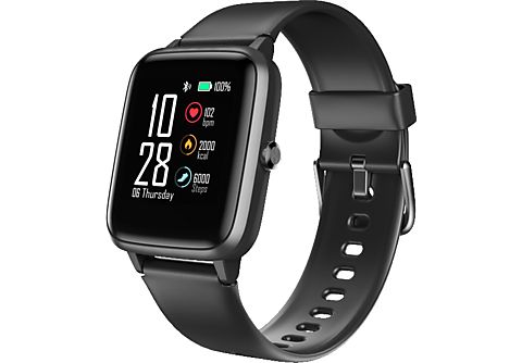 HAMA 178606 Smartwatch "Fit Watch 5910", GPS, wasserdicht, Herzfrequenz, Kalorien, SW