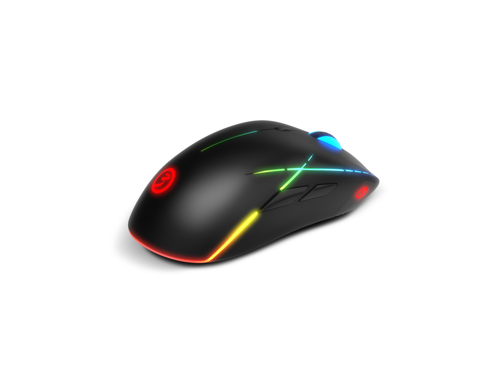 Ratón gaming - Ozone Gaming Neon X50, Por cable, 6200 ppp, Pixart PMW3327, 8 Botones, USB Tipo-A, Negro