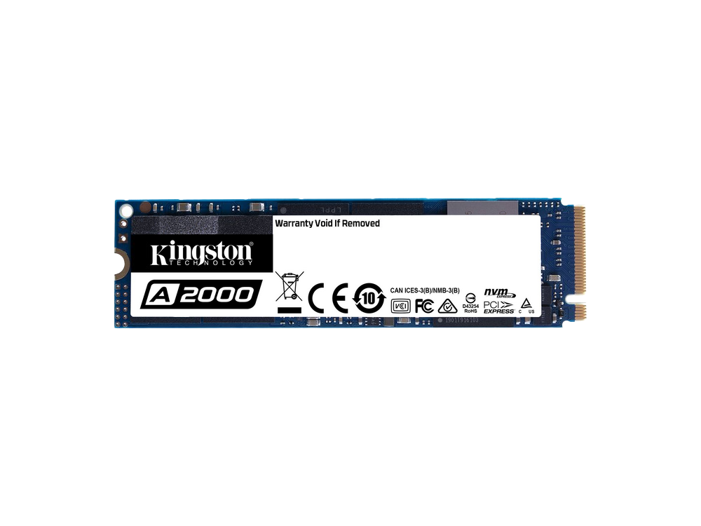 Disco Duro Ssd 1 tb kingston a2000 hasta 2200 mbs m.2 nvme gen 3.0 nand 3d multicolor 1tb express sa2000m81000g 2280 gen3 x4 kingstona2000 1000gb 1000 3