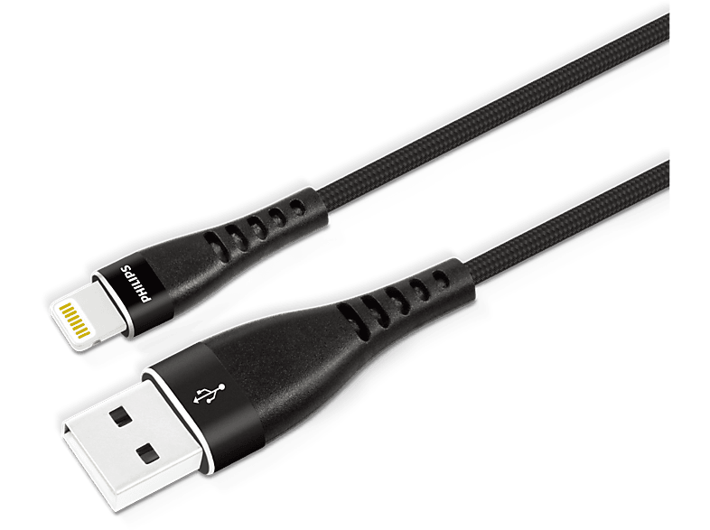 PHILIPS DLC5204V/00 MFI 1.2M USB Lightning Şarj Kablosu_0