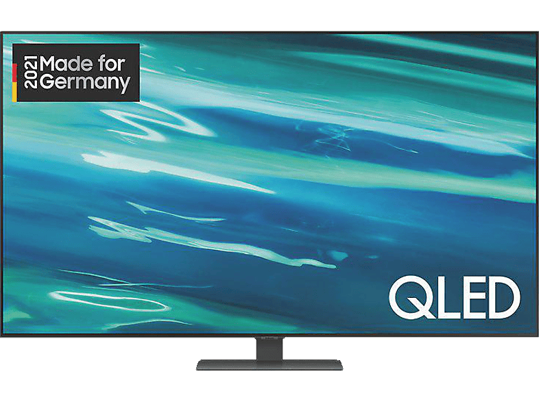 SAMSUNG GQ50Q80AAT QLED TV (Flat, 50 Zoll / 125 cm, UHD 4K, SMART TV)