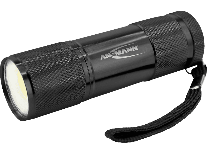 Ansmann Taschenlampe Action COB LED, Schwarz
