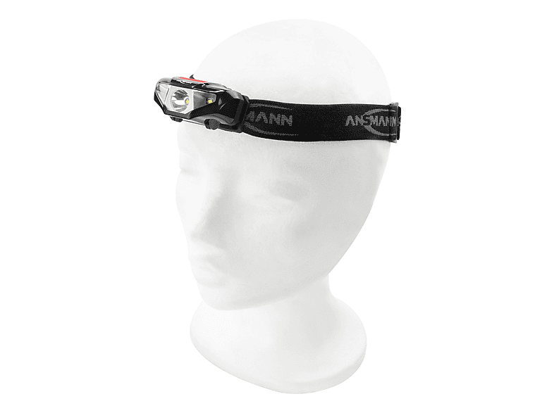 Ansmann Stirnlampe HD70B, Schwarz — Foto 4 von 4