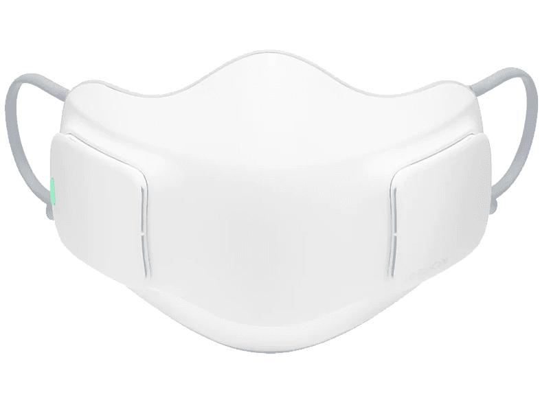 Mascarilla inteligente - LG AP300AWFA, Filtro H13 HEPA, 3 velocidades, Autonomía 8 h, Ergonómico, Blanco