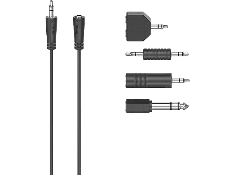 HAMA HM.205122 Kablo-Adaptör Seti Siyah