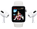 APPLE Watch SE Nike GPS + Cellular 40mm Aluminiumboett i Rymdgrå - Sportband i Antracit/Svart