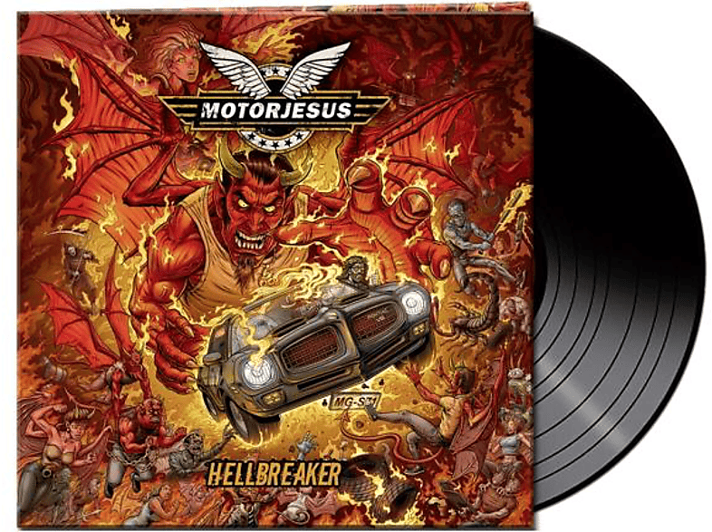 - (Gtf. (Vinyl) Vinyl) Motorjesus - Hellbreaker Black