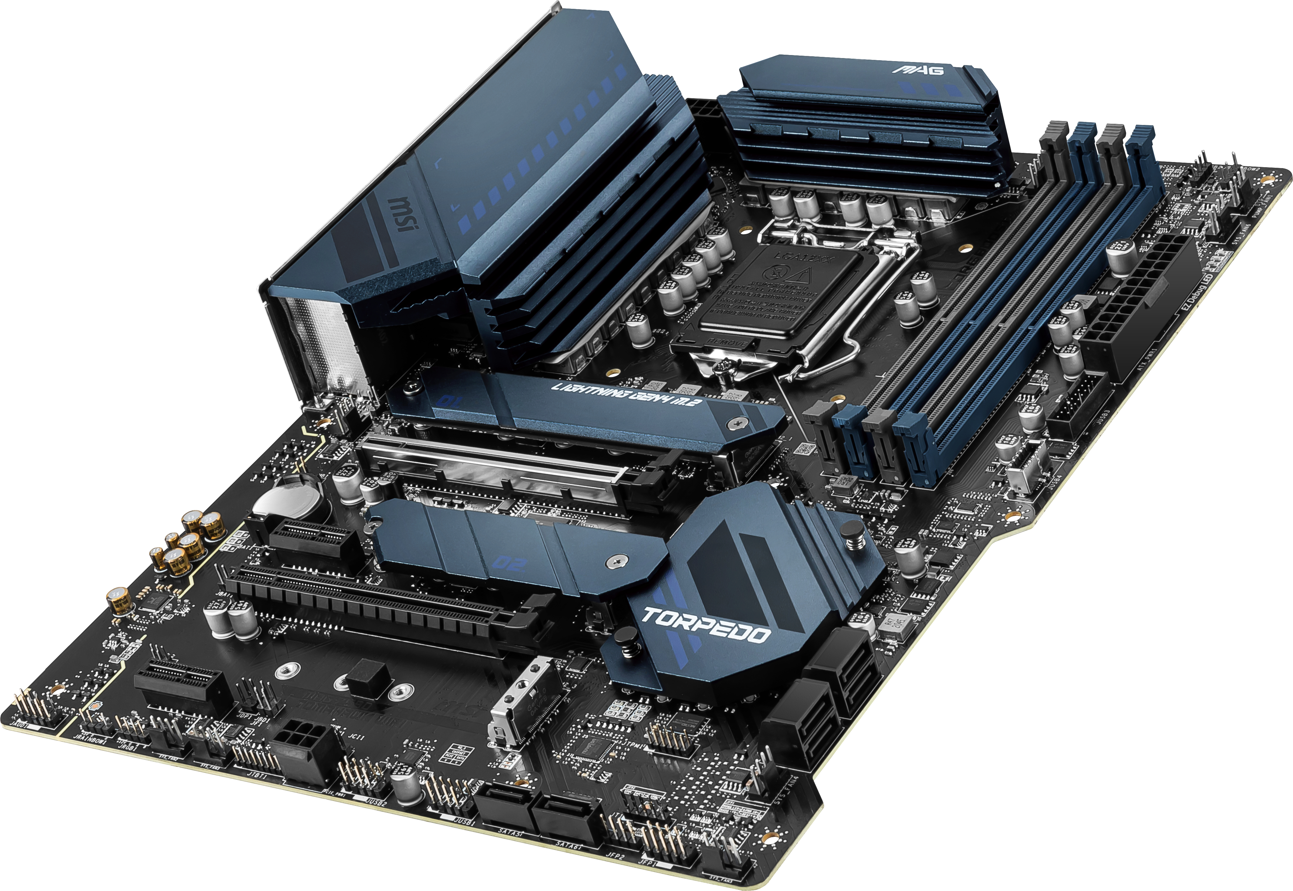 MSI MAG Z590 TORPEDO Mainboard Schwarz