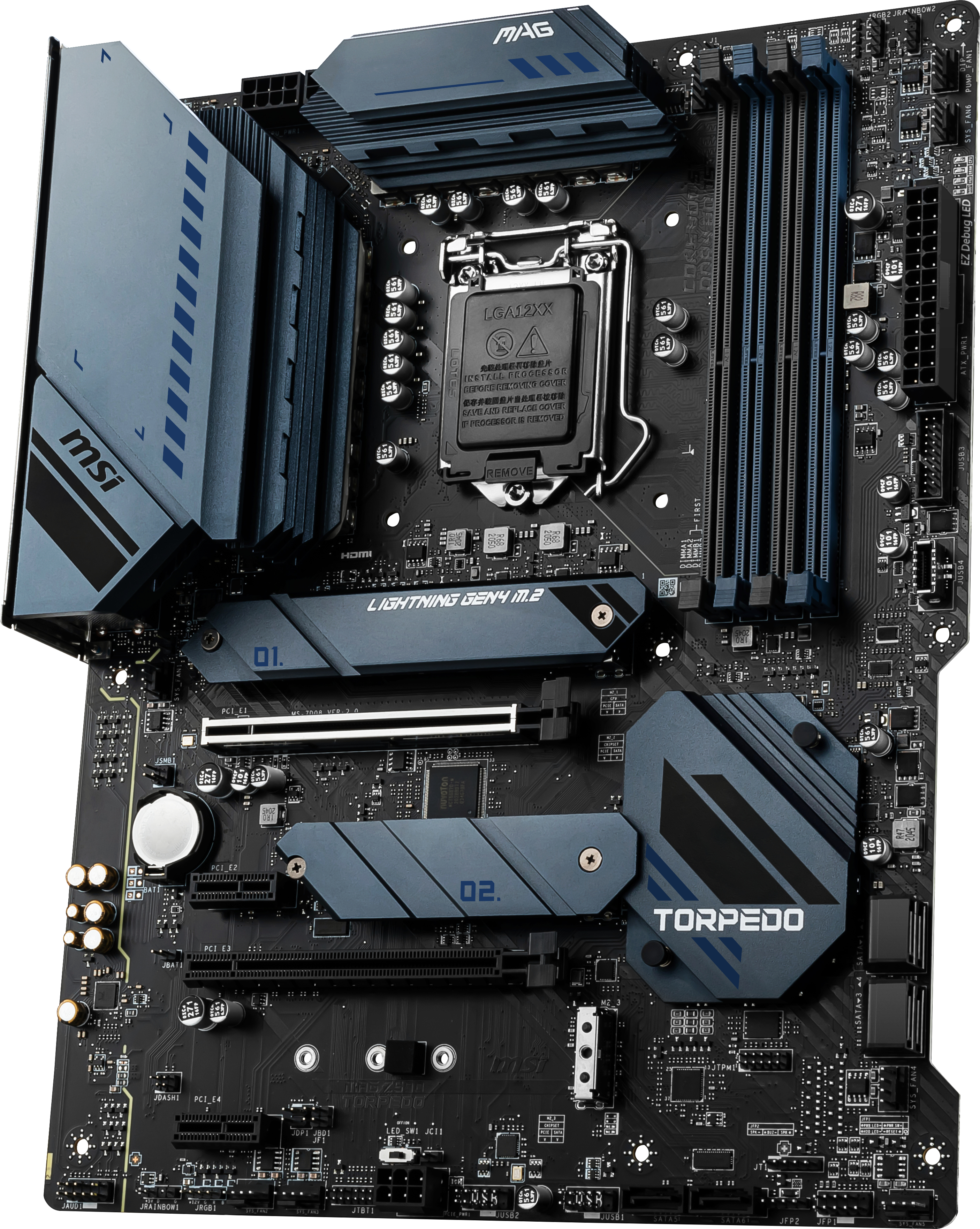 MSI MAG Z590 TORPEDO Mainboard Schwarz