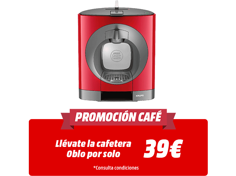 Krups Piccolo Cafetera Dolce Gusto Negro Mate + 3 Packs de