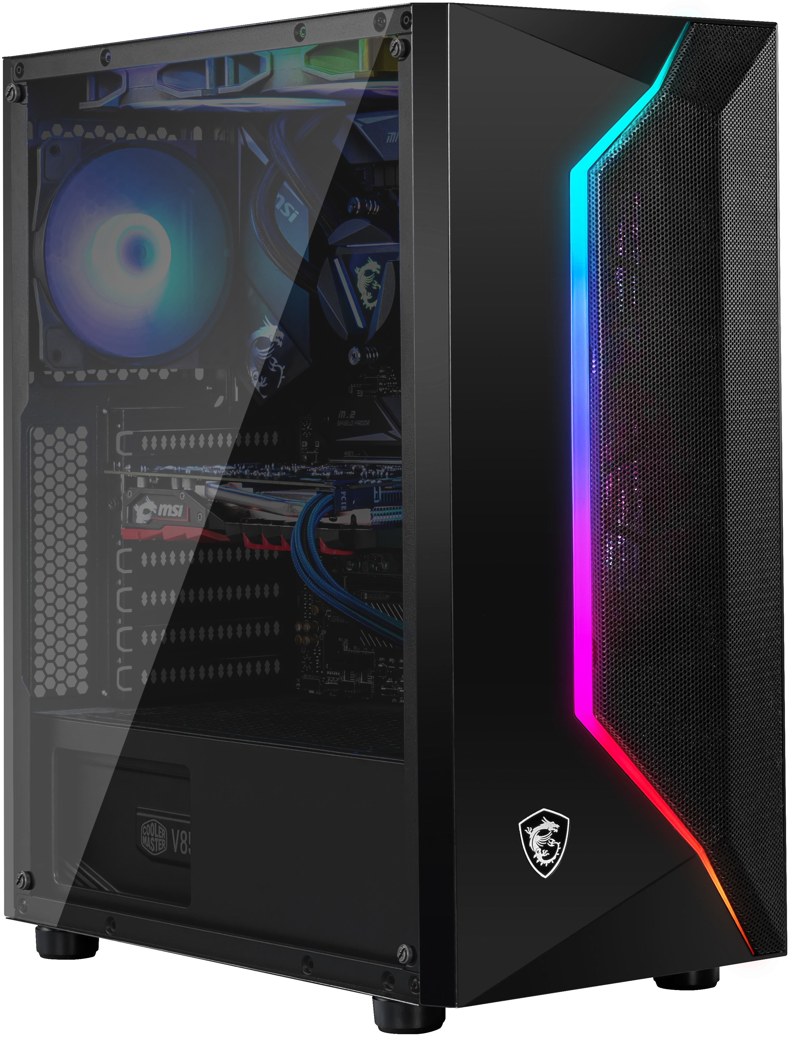MSI MAG VAMPIRIC 100R PC-Gehäuse, Schwarz