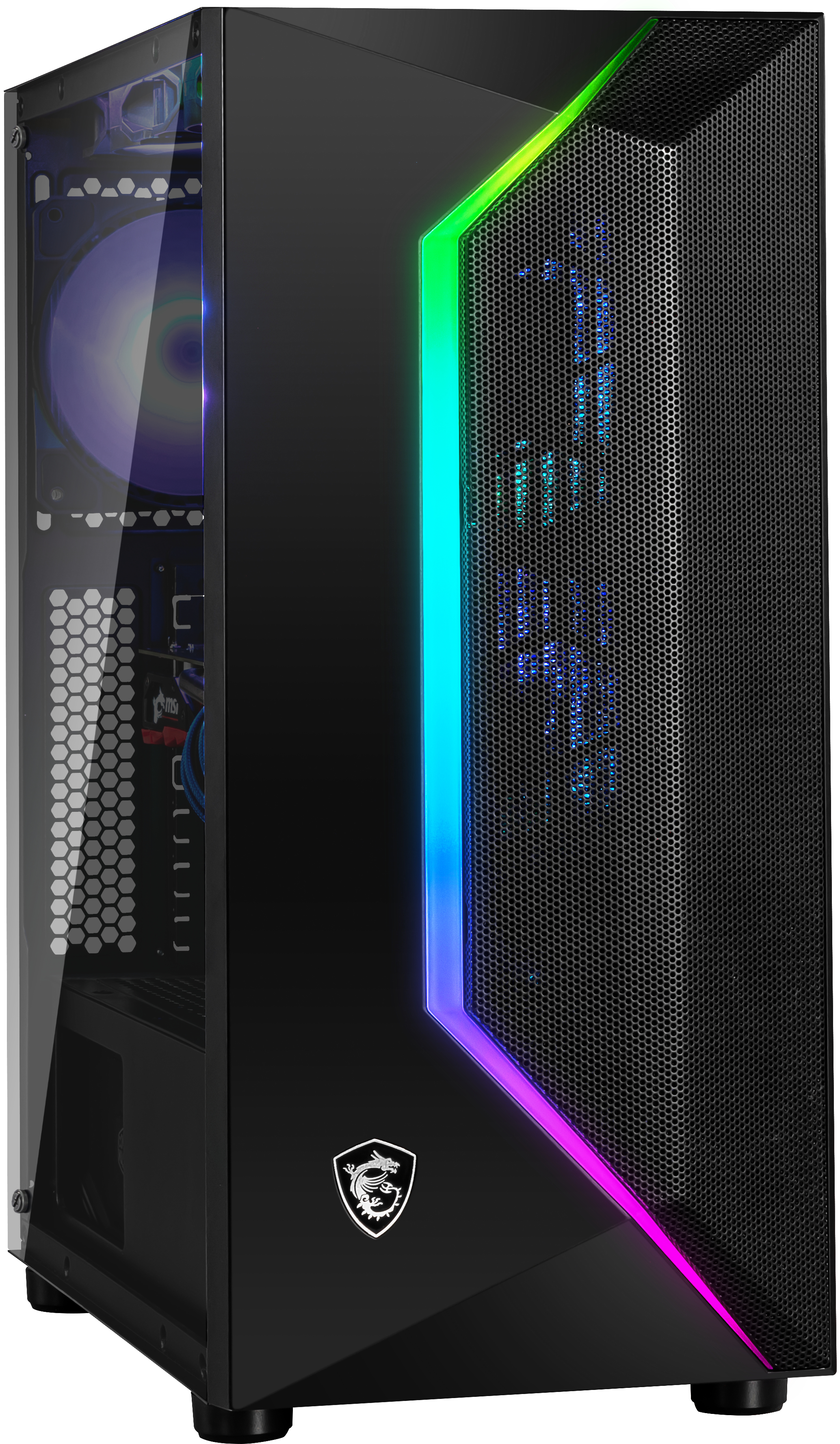 MSI MAG VAMPIRIC 100R PC-Gehäuse, Schwarz