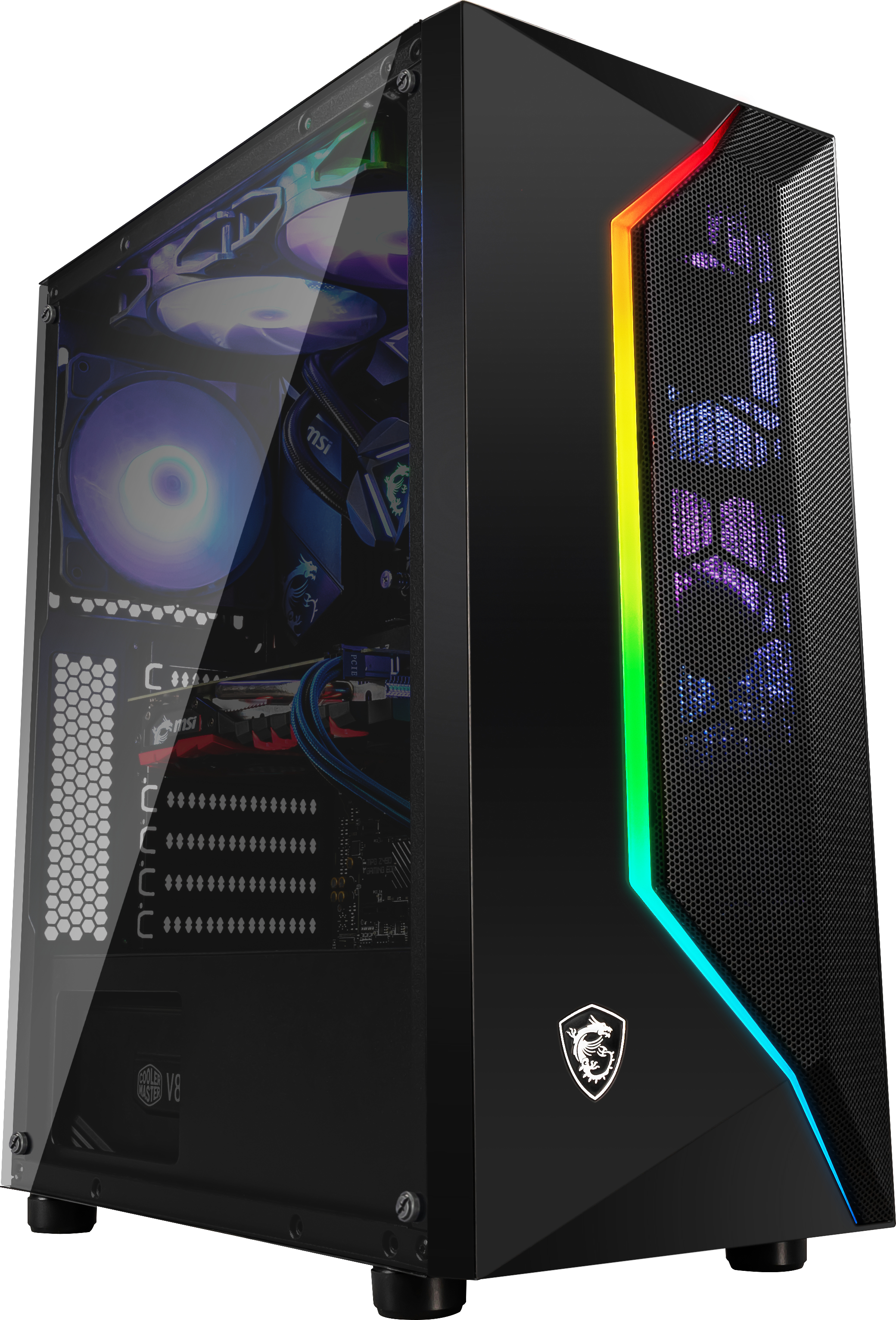 MSI MAG VAMPIRIC 100R PC-Gehäuse, Schwarz