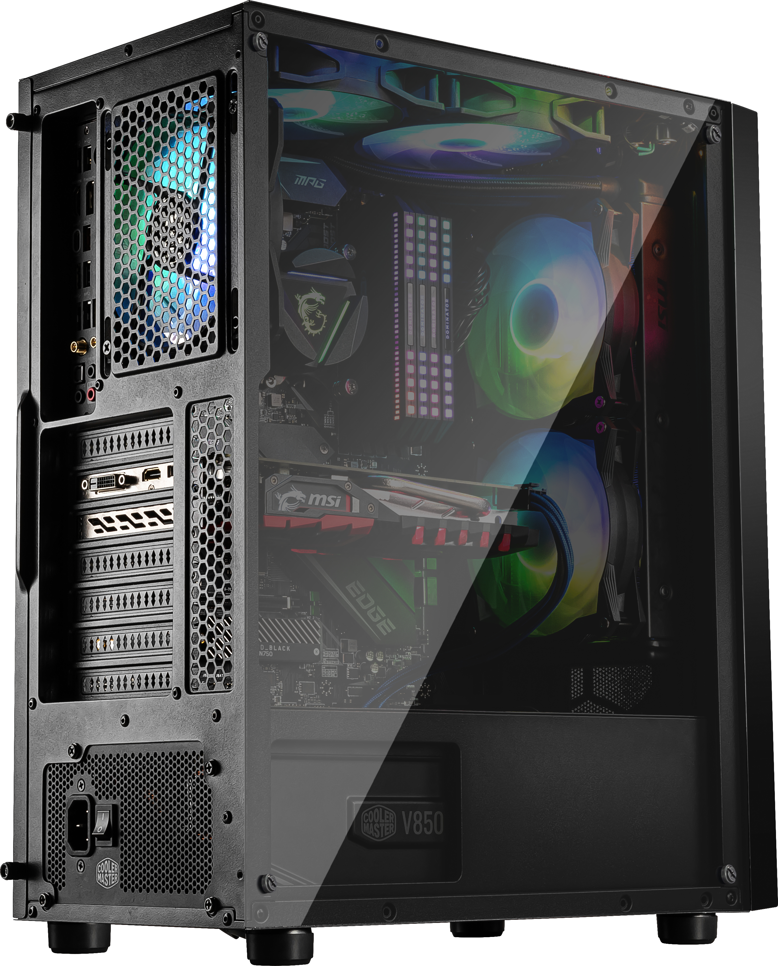 MSI MAG VAMPIRIC 100R PC-Gehäuse, Schwarz