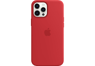 APPLE Silikon Mobilskal med MagSafe till iPhone 12 Pro Max - (PRODUCT)RED