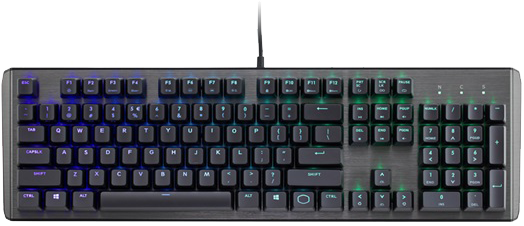 COOLER MASTER CK550 Blue Switch RGB Mechanikus Gamer Magyar billentyűzet (CK550GKGL1HU)