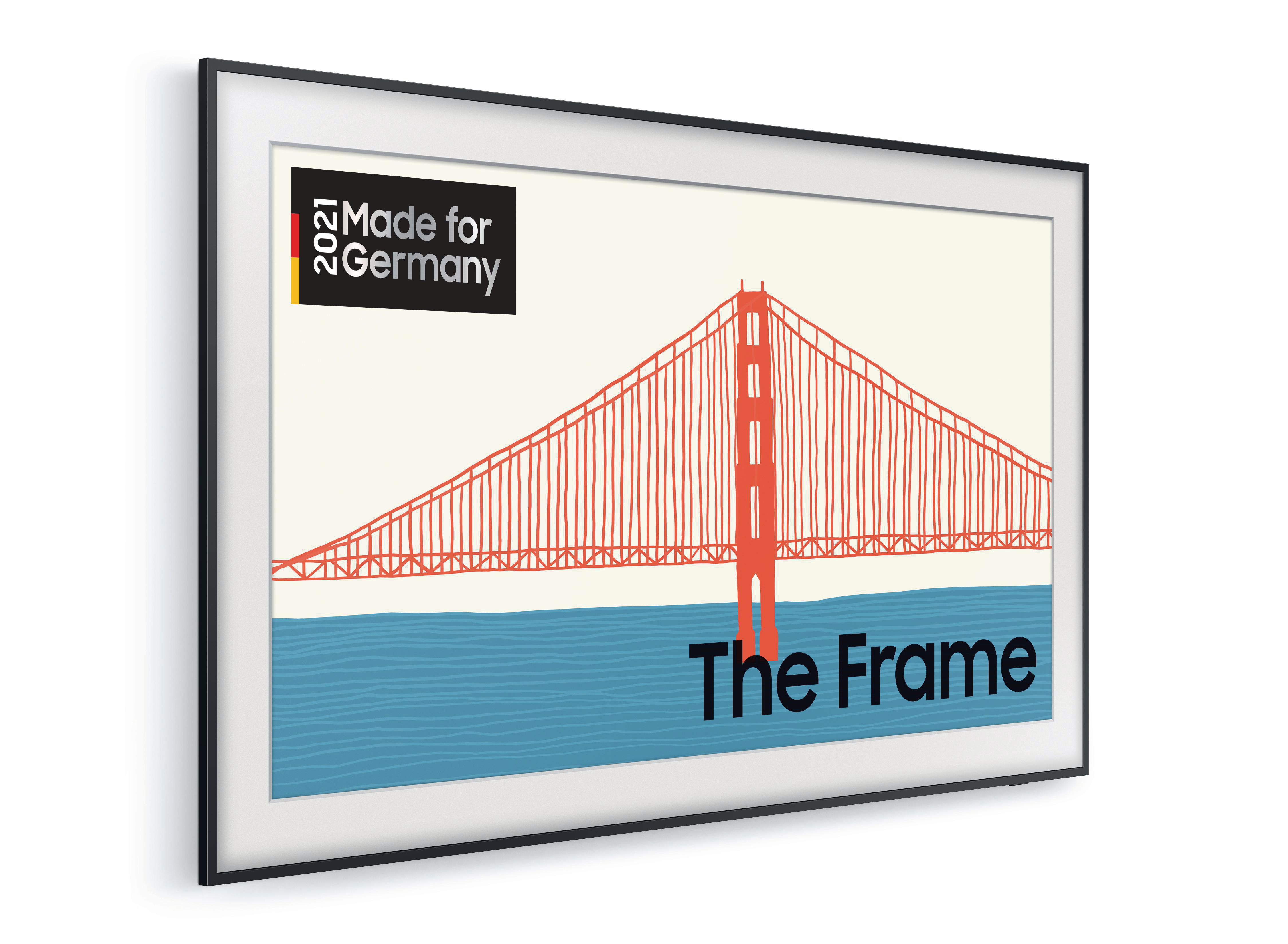 SAMSUNG GQ75LS03AAU The Frame QLED TV (Flat, 75 Zoll / 189 cm, UHD 4K, SMART TV)