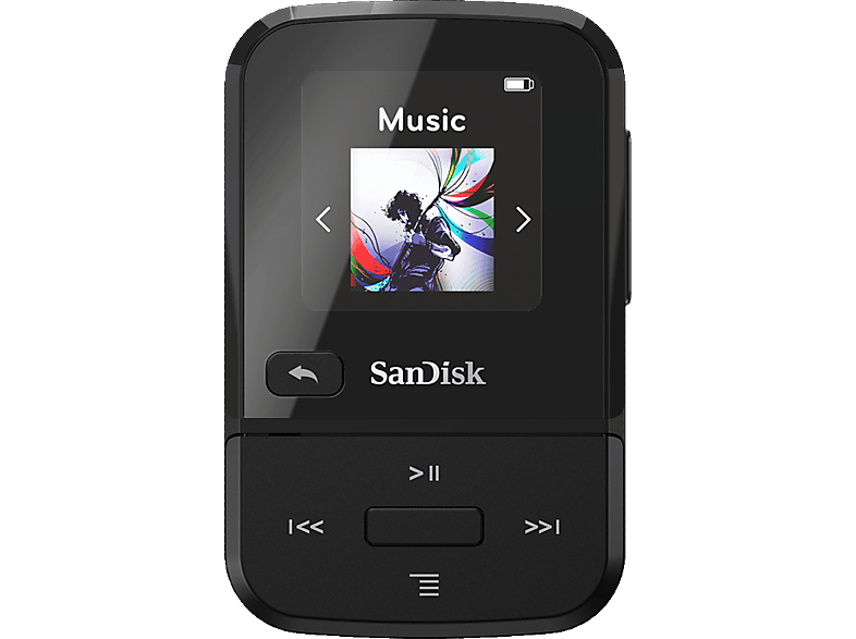MP3 Player SANDISK Clip Sport Go MP3 Player (32 GB, Schwarz) MediaMarkt