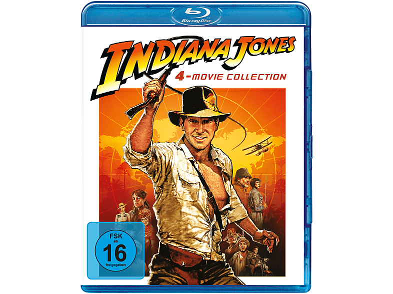 Indiana Jones 1-4 Blu-ray (FSK: 16)