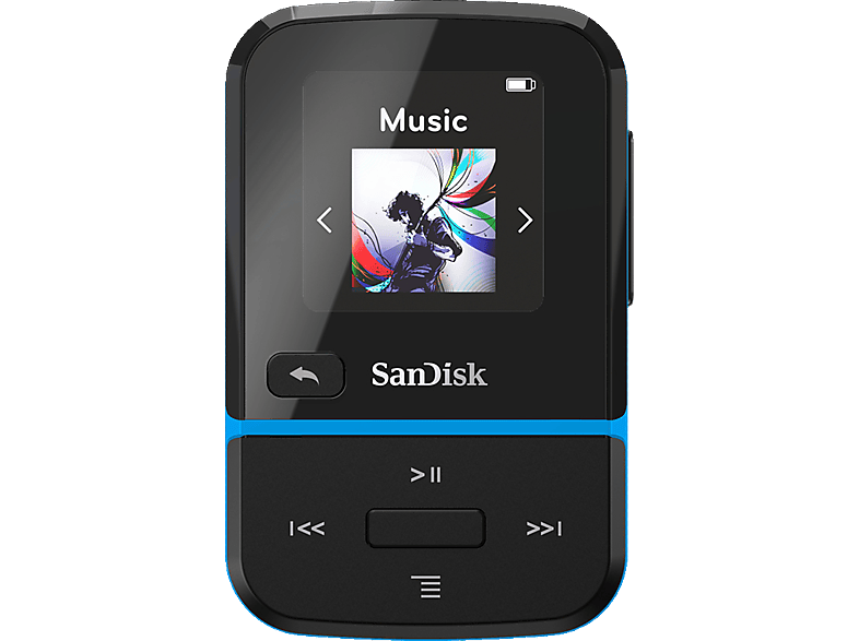 (32 Player Clip MP3 Sport Go GB, SANDISK Blau)