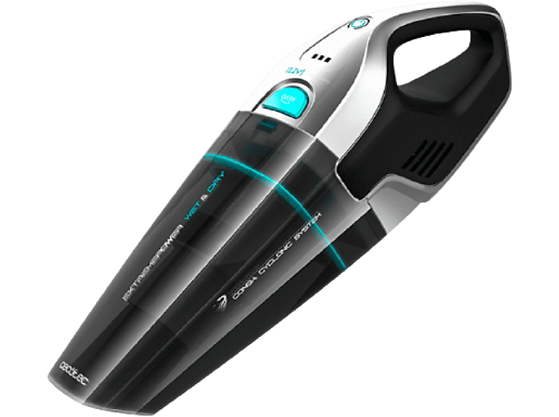 Aspirador de mano - Cecotec Conga Immortal ExtremeSuction 11.1 V Hand, 75 W, Autonomía 20 min, 0.5 l, Gris