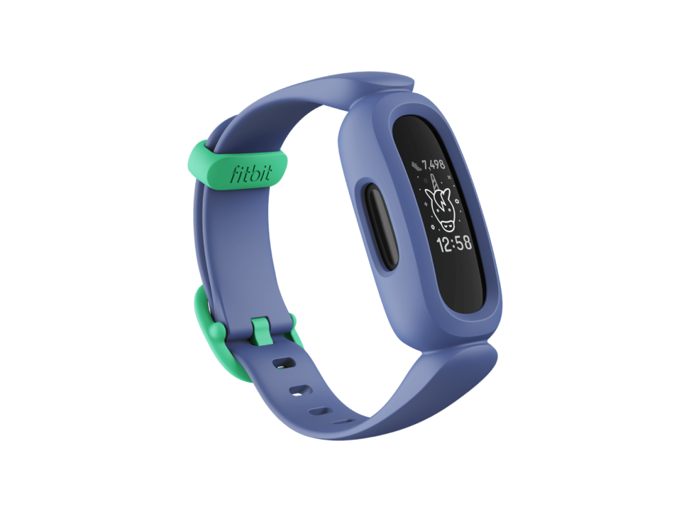 Pulsera de actividad para niños - Fitbit Ace 3, 116-168 mm, PMOLED, 8 días, Bluetooth, Azul