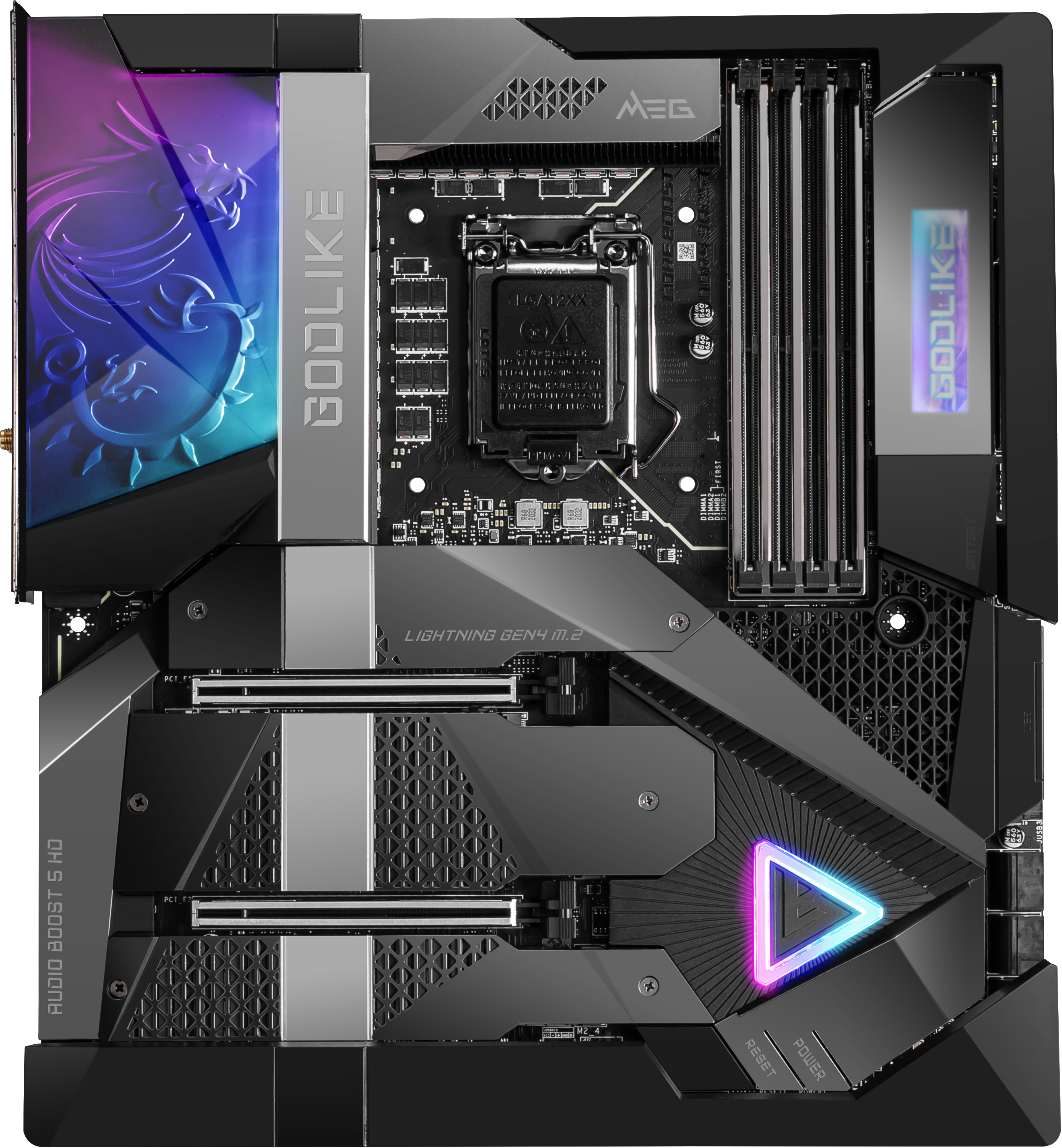MSI MEG Z590 GODLIKE Mainboard Schwarz