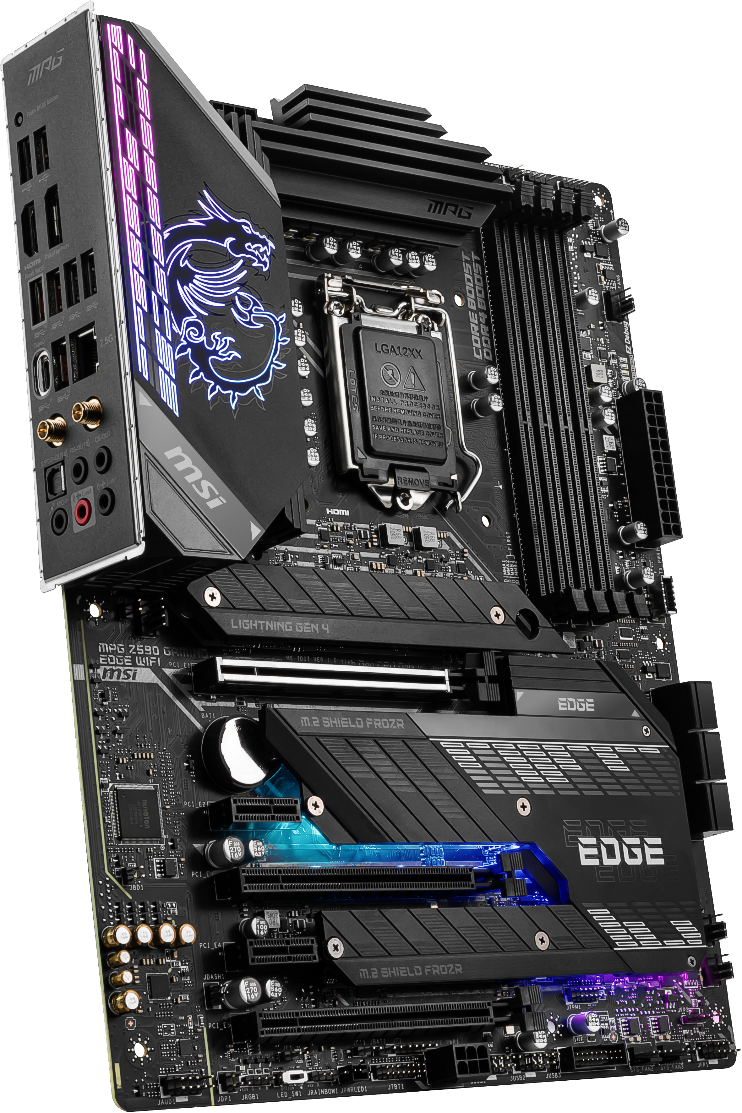 MSI MPG T590 Gamng Edge Wifi Mainboard Schwarz