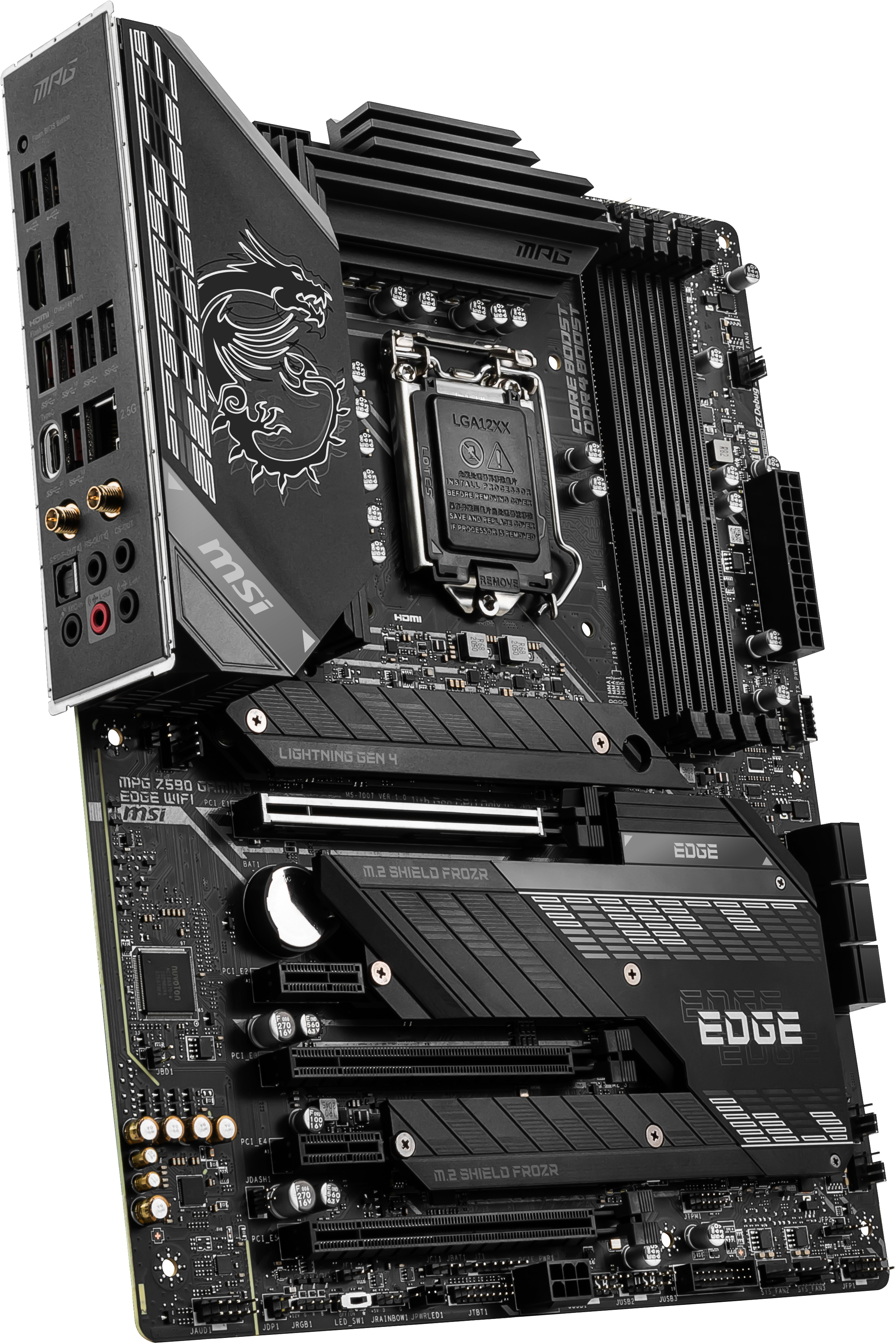 MSI MPG T590 Gamng Edge Wifi Mainboard Schwarz