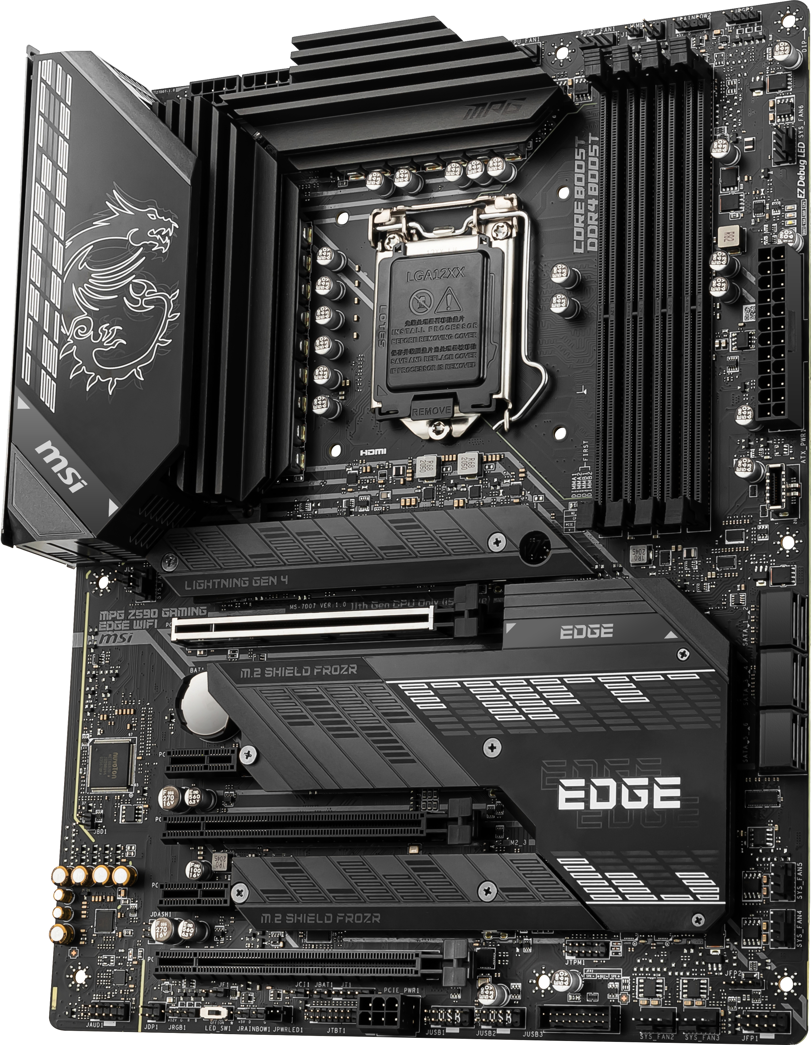 MSI MPG T590 Gamng Edge Wifi Mainboard Schwarz
