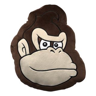 WTT Nintendo - Donkey Kong - Coussin décoratif (Beige/Brun/Blanc)
