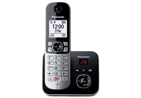 Telefone sem Fios Panasonic DECT KX-TGB612 Duo Preto – MediaMarkt