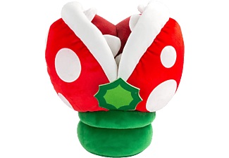 TAKARA TOMY Club Mocchi-Mocchi - Piranha Plant (Mega) - Figurine en peluche (Rouge/Vert/Blanc)